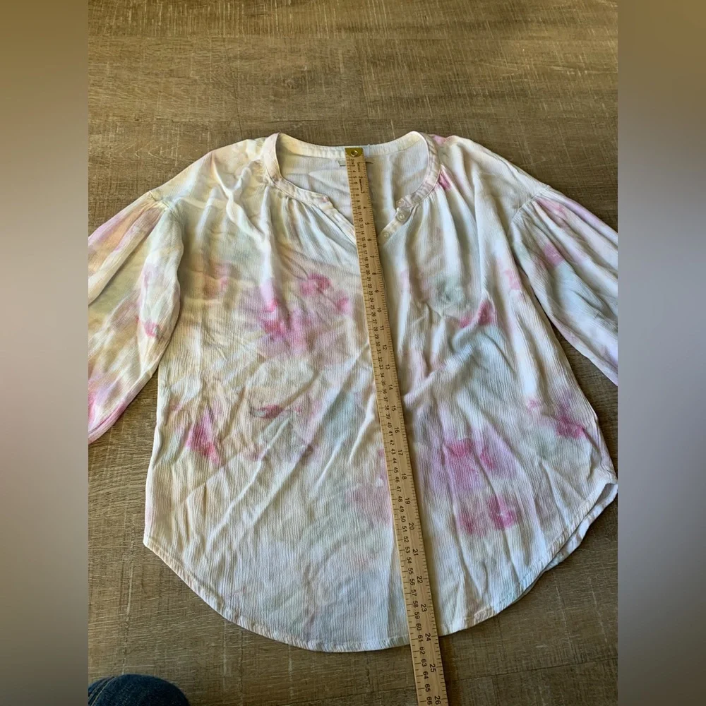 Z Supply Bayfront Watercolor Oven Top Women’s Small EUC Flowy Lightweight - Picture 7 of 10